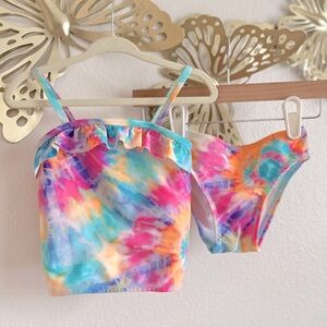 Tie-Dye Two-Piece Swimsuit
